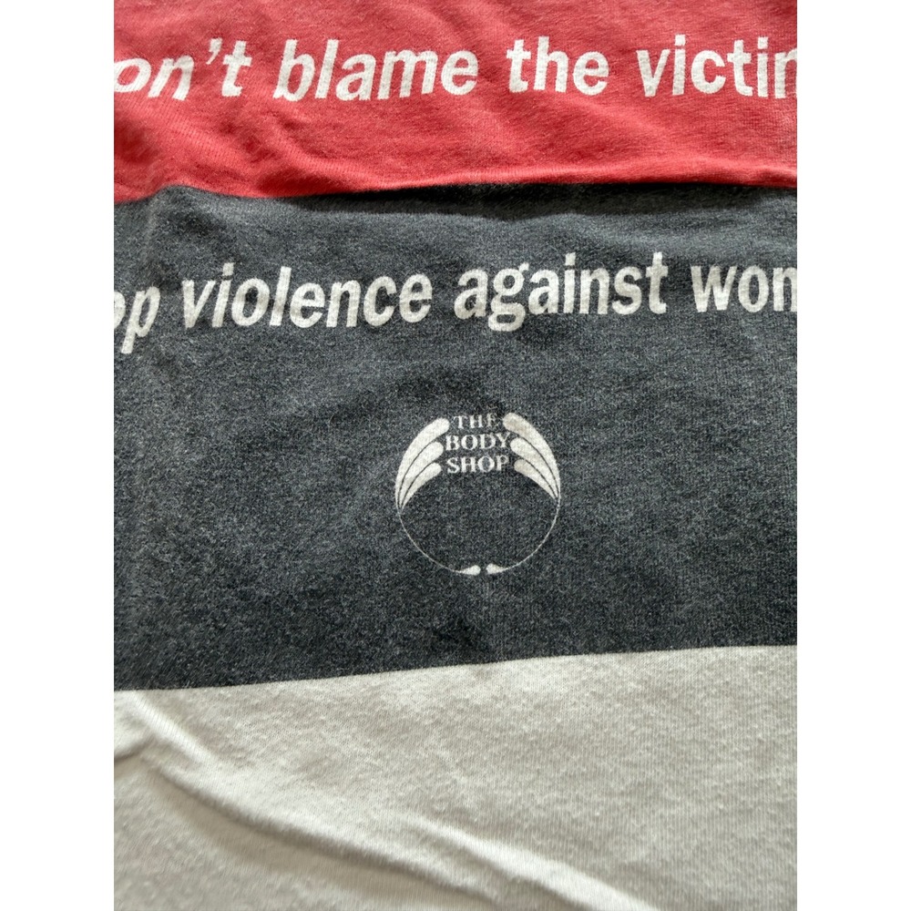 Vintage Feminist Activist Blow The Whistle Mens XL 90s T-Shirt Single Stitch - Picture 5 of 9